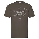 YouDesign T-Shirt S / Chocolate Men T-Shirt "Caffeine Addict" 5 Farben