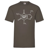 YouDesign T-Shirt S / Chocolate Men T-Shirt "Caffeine Addict" 5 Farben