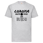 YouDesign T-Shirt S / Grau Men T-Shirt "Corona World Tour" 4 Farben