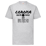 YouDesign T-Shirt S / Grau Men T-Shirt "Corona World Tour" 4 Farben