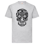 YouDesign T-Shirt S / Grau Men T-Shirt "DJ Skull" 4 Farben