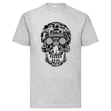 YouDesign T-Shirt S / Grau Men T-Shirt "DJ Skull" 4 Farben