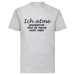 YouDesign T-Shirt S / Grau Men T-Shirt "Ich Atme" 4 Farben