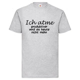 YouDesign T-Shirt S / Grau Men T-Shirt "Ich Atme" 4 Farben