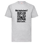 YouDesign T-Shirt S / Grau Men T-Shirt "Impfnachweis" 4 Farben