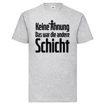 YouDesign T-Shirt S / Grau Men T-Shirt "Keine Ahnung" 5 Farben