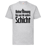 YouDesign T-Shirt S / Grau Men T-Shirt "Keine Ahnung" 5 Farben