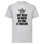 YouDesign T-Shirt S / Grau Men T-Shirt "Kniet Nieder" 4 Farben