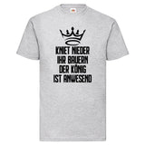YouDesign T-Shirt S / Grau Men T-Shirt "Kniet Nieder" 4 Farben
