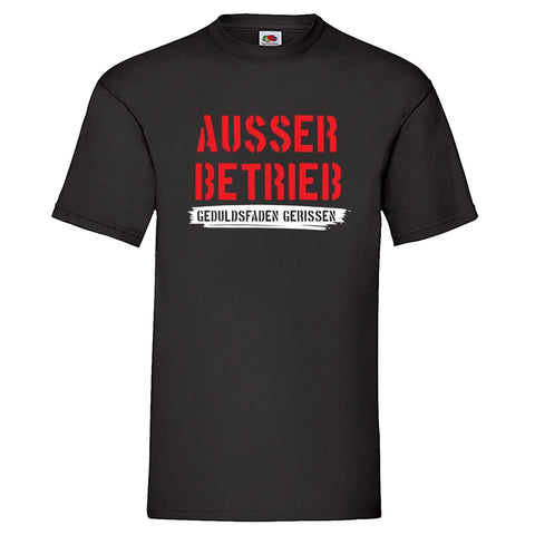 YouDesign T-Shirt S Men T-Shirt "Ausser Betrieb"