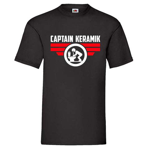 YouDesign T-Shirt S Men T-Shirt "Captain Keramik"