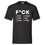 YouDesign T-Shirt S Men T-Shirt "F*UCK"