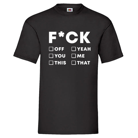 YouDesign T-Shirt S Men T-Shirt "F*UCK"