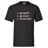 YouDesign T-Shirt S Men T-Shirt "geimpft"