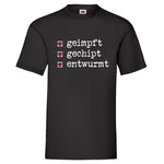 YouDesign T-Shirt S Men T-Shirt "Geimpft"