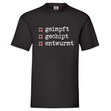 YouDesign T-Shirt S Men T-Shirt "Geimpft"