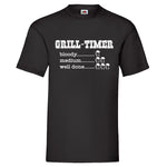 YouDesign T-Shirt S Men T-Shirt "Grill Timer"