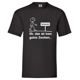 YouDesign T-Shirt S Men T-Shirt "kein gutes Zeichen"