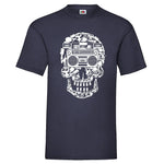 YouDesign T-Shirt S / Navy Men T-Shirt "DJ Skull" 4 Farben