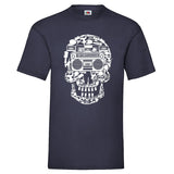 YouDesign T-Shirt S / Navy Men T-Shirt "DJ Skull" 4 Farben
