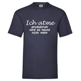 YouDesign T-Shirt S / Navy Men T-Shirt "Ich Atme" 4 Farben