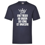 YouDesign T-Shirt S / Navy Men T-Shirt "Kniet Nieder" 4 Farben