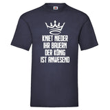 YouDesign T-Shirt S / Navy Men T-Shirt "Kniet Nieder" 4 Farben