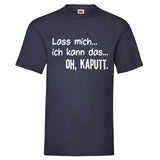 YouDesign T-Shirt S / Navy Men T-Shirt "Lass Mich" 4 Farben