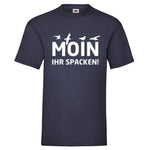 YouDesign T-Shirt S / Navy Men T-Shirt "Moin, Ihr Spacken" 5 Farben