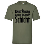 YouDesign T-Shirt S / Olive Men T-Shirt "Keine Ahnung" 5 Farben