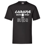 YouDesign T-Shirt S / Schwarz Men T-Shirt "Corona World Tour" 4 Farben
