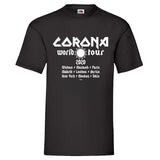 YouDesign T-Shirt S / Schwarz Men T-Shirt "Corona World Tour" 4 Farben