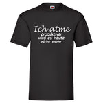 YouDesign T-Shirt S / Schwarz Men T-Shirt "Ich Atme" 4 Farben