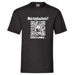 YouDesign T-Shirt S / Schwarz Men T-Shirt "Impfnachweis" 4 Farben