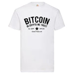 YouDesign T-Shirt S / Weiß Men T-Shirt "Bitcoin" 4 Farben