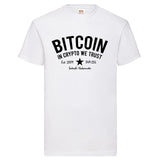 YouDesign T-Shirt S / Weiß Men T-Shirt "Bitcoin" 4 Farben