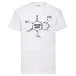 YouDesign T-Shirt S / Weiß Men T-Shirt "Caffeine Addict" 5 Farben