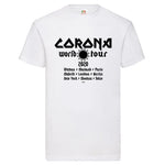 YouDesign T-Shirt S / Weiß Men T-Shirt "Corona World Tour" 4 Farben