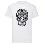 YouDesign T-Shirt S / Weiß Men T-Shirt "DJ Skull" 4 Farben