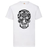 YouDesign T-Shirt S / Weiß Men T-Shirt "DJ Skull" 4 Farben