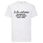 YouDesign T-Shirt S / Weiß Men T-Shirt "Ich Atme" 4 Farben