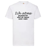 YouDesign T-Shirt S / Weiß Men T-Shirt "Ich Atme" 4 Farben