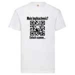 YouDesign T-Shirt S / Weiß Men T-Shirt "Impfnachweis" 4 Farben