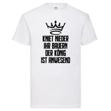YouDesign T-Shirt S / Weiß Men T-Shirt "Kniet Nieder" 4 Farben