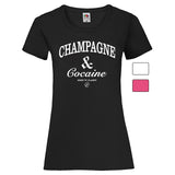 YouDesign T-Shirt Woman T-Shirt "Champagne & Cocaine" 3 Farben