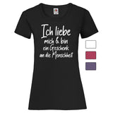YouDesign T-Shirt Woman T-Shirt "Ich liebe mich" 4 Farben
