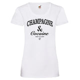 YouDesign T-Shirt XS / Weiß Woman T-Shirt "Champagne & Cocaine" 3 Farben