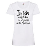 YouDesign T-Shirt XS / Weiß Woman T-Shirt "Ich liebe mich" 4 Farben